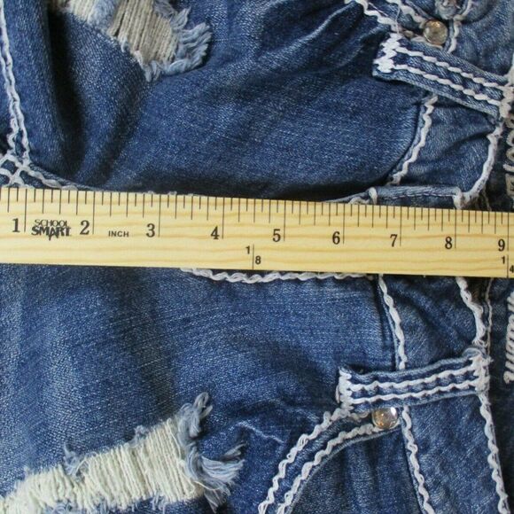 ZCO Jeans Premium Boot Thick Stitched Distressed Flap Pocket Women's Size 11 - Picture 10 of 12